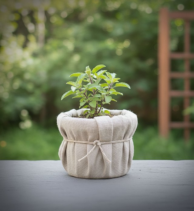 Worshipping Tulasi at Home